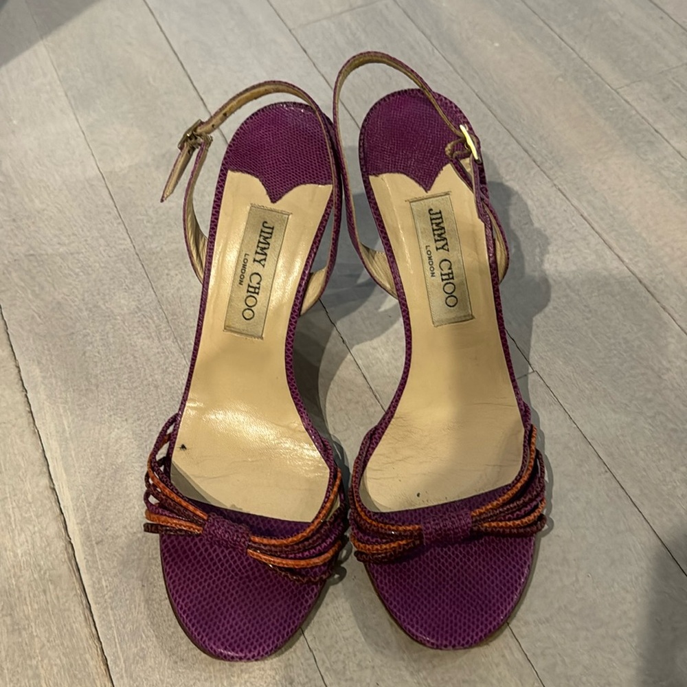 Auth Jimmy choo sandals 39 gently worn